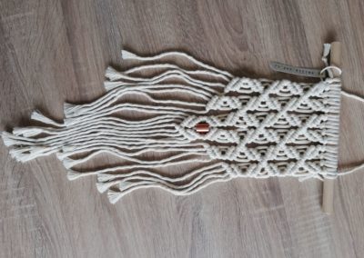 Décoration murale macramé