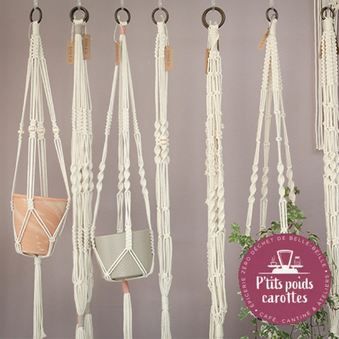 Atelier Suspension pour plante en Macramé