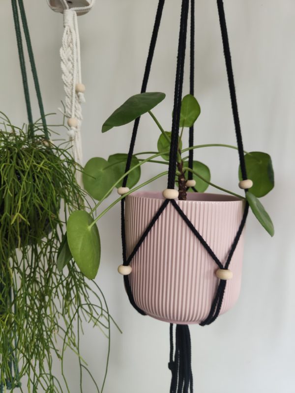 Suspension Plante ajustable corde perles Macramé – Image 10