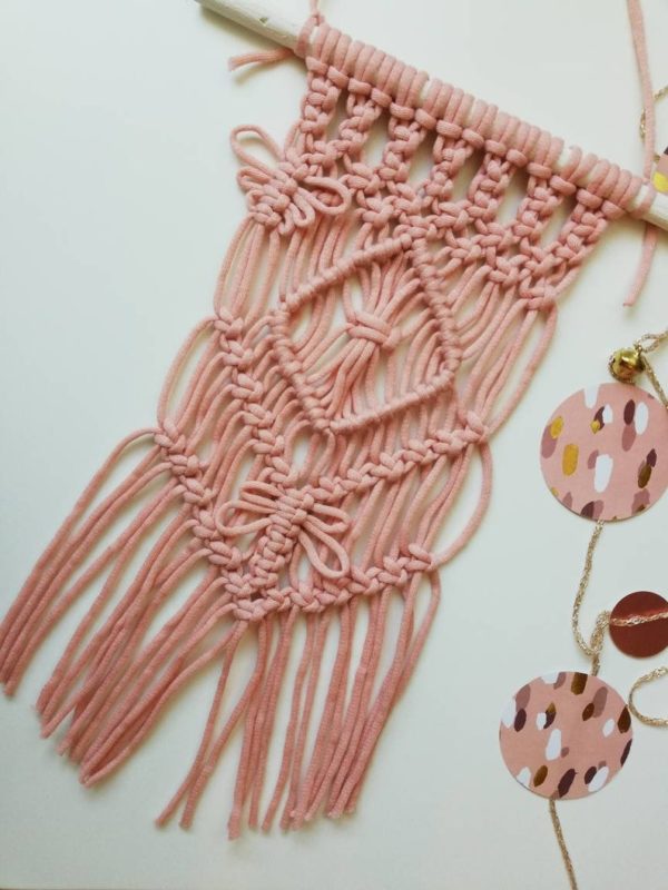 Décoration chambre enfant/bébé macramé mural – Image 2