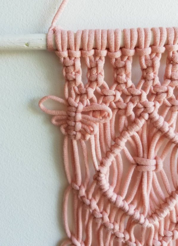 Décoration chambre enfant/bébé macramé mural