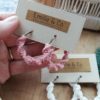 Créoles macramé coloris aux choix – Image 3