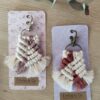 Porte clé/bijoux de sac ou banane Macramé