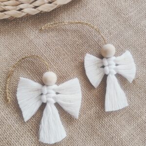 Ange en macramé (Petit) - décoration